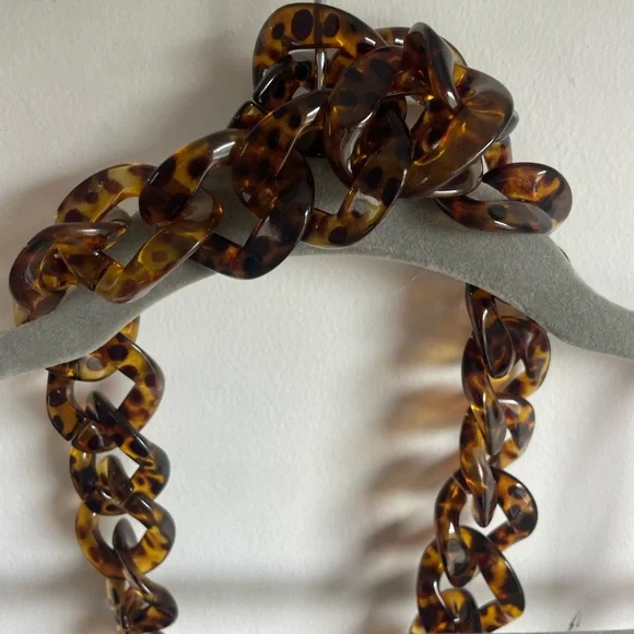 Gianni Bini Everlee Midi Dress Burnt Orange satin Tortoise Chain Neck NWT Sz 4 - Picture 8 of 8